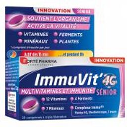 Forté Pharma ImmuVit' 4G Sénior 30 Comprimés - Pot 30 comprimés