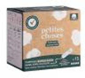 Tampon Sans Applicateur Coton Bio Flux Super Plus 15 Tampons - Boîte