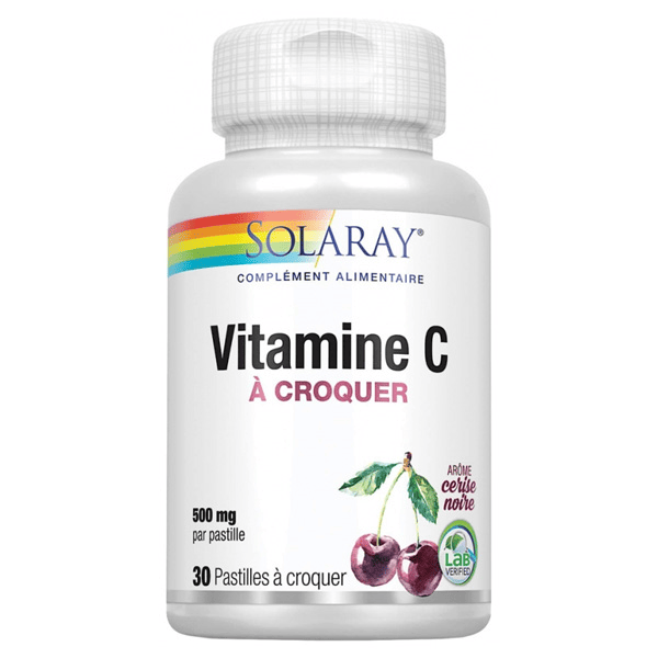 Vitamine C 500mg 30 pastilles à croquer