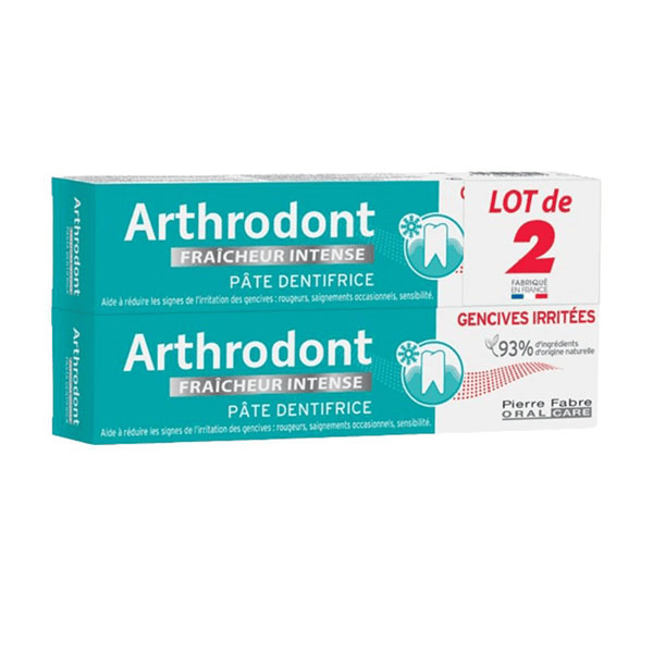 - Dentifrice Fraicheur Intense - lot 2x 75ml