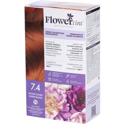 Flowertint Crème Coloration Permanente 7.4 Blond cuivré moyen