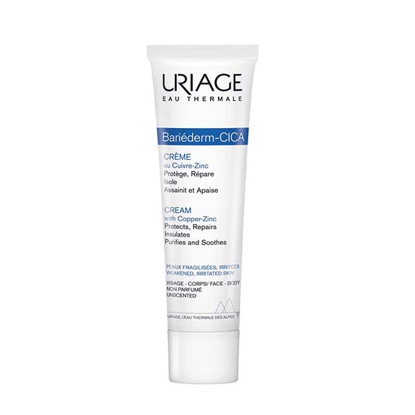 Bariéderm-Cica Crème Cuive-Zinc Réparatrice Peaux Abimées 100 ml