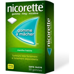 Nicorette® menthe fraiche s/s 4 mg