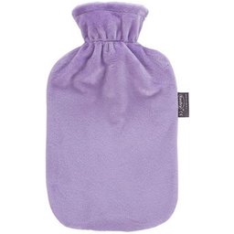 Bouillotte à Eau Housse Velours Douce Violette 2L