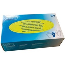 Gants en latex poudre M