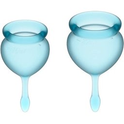 Feel Good Menstrual Cup Kit Light Blue 15+20ml