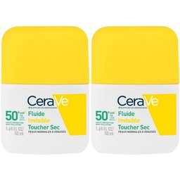 CeraVe Fluide Invisible Toucher Sec Spf50+ Peaux Normales à Grasses