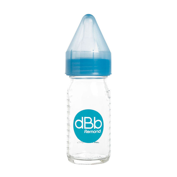 Biberon Jus de Fruit Régul'Air Verre Bleu Translucide 110ml