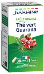 Thé Vert Guarana Brûle-Graisse 30 Gélules Végétales - Pot 30 gélules