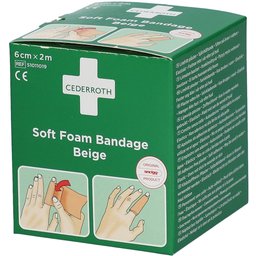 Soft Foam Bandage Beige 6 cm x 2 m 51011019