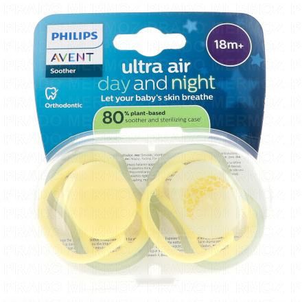 Sucettes Ultra Air Day And Night 18+ mois