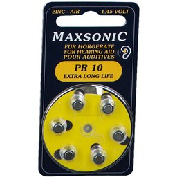 Pile pour appareil auditif Pr10