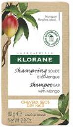 Mangue Shampoing Solide Nutrition à la Mangue - Cheveux Secs 80 g - Pain 80 g