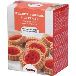 Biscuits fourrés à la fraise