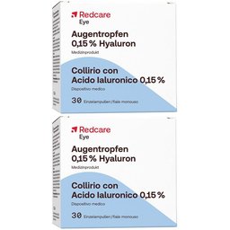 Redcare Collyre à l'acide hyaluronique 0,15%