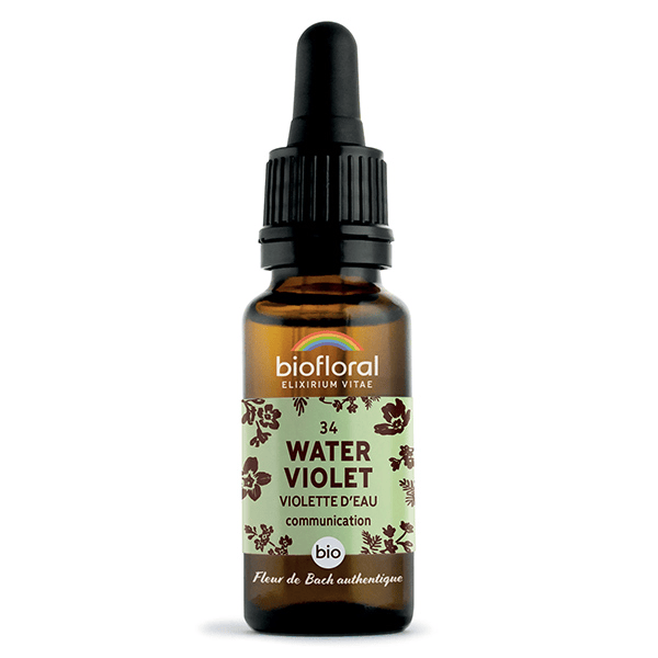 Fleur De Bach 34 Water Violet Violette D'Eau  Bio Demeter 20 ml