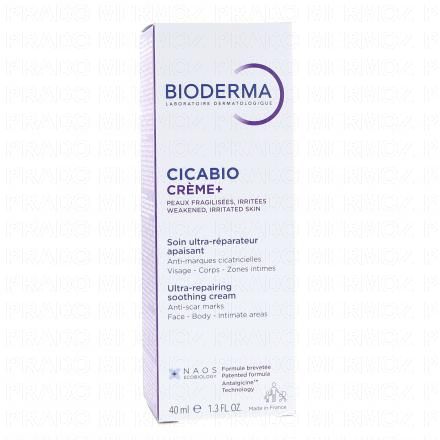Cicabio - Crème+ - Soin ultra réparateur et apaisant tube 40ml