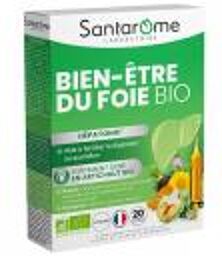 Bio Bien-Être du Foie Bio 20 Ampoules de 10 ml - Boîte 20 ampoules