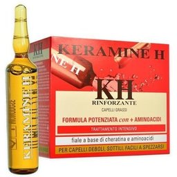Kéramine H Cheveux gras rouges