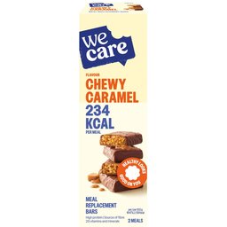 We Care Barres Substitut de Repas Chewy Caramel