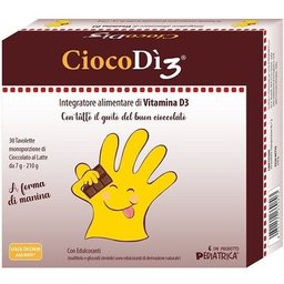 Pediatrica Ciocodi3 Tablettes Chocolat 30uts