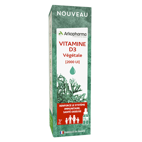 Vitamine D3 Végétale 2000 UI 15ml