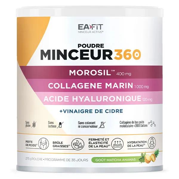 Minceur 360 Brûleur Graisses Morosil, Collagene Matcha Ananas 275g
