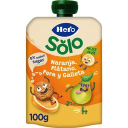 Solo Orange Banane Poire et Biscuit 100 g