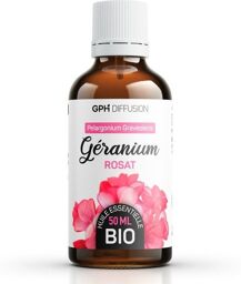Huile essentielle GERANIUM ROSAT BIO AB - 50ml - Aromathérapie