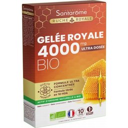 Gelée Royale 4000mg Bio 10 Ampoules