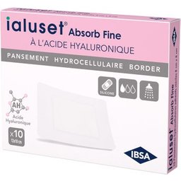 Absorb Fine Pansement Hydrocellulaire 10x12cm 10uts
