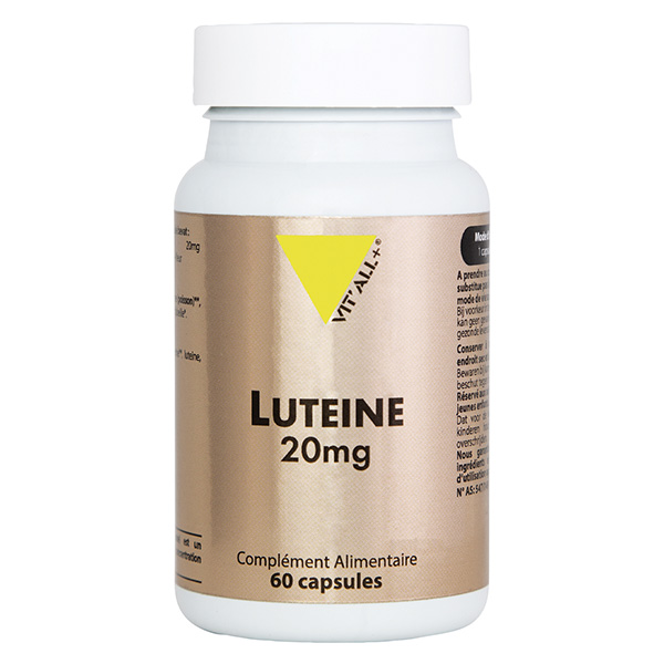 LUTEINE 20mg 100% végétale 60 capsules
