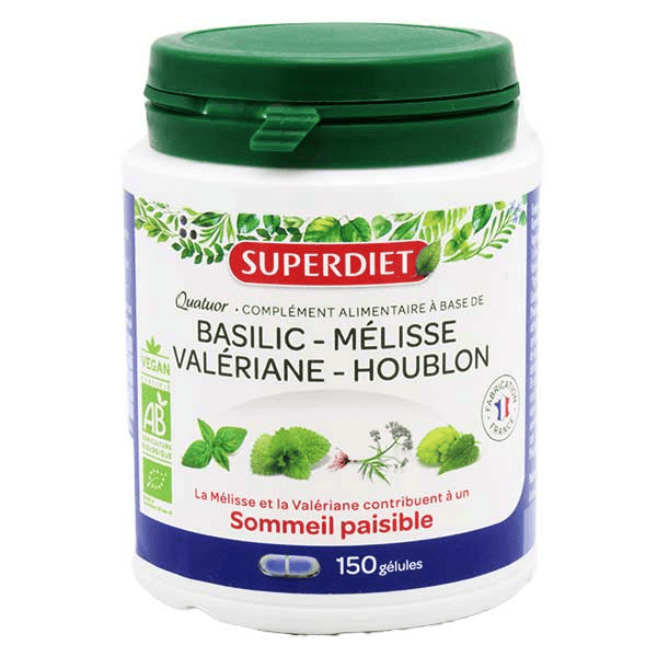 Quatuor Sommeil Paisible Bio 150 gélules