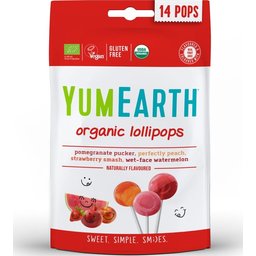 Organic Lollipops Naturally Flavored 14uts