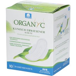 Serviettes hygièniques en coton bio flux normal