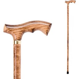 Canne de marche en bois de hêtre 206 1pc