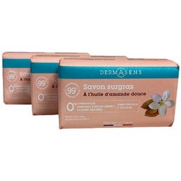 Dermasens Savon Surgras Amande 3x200g
