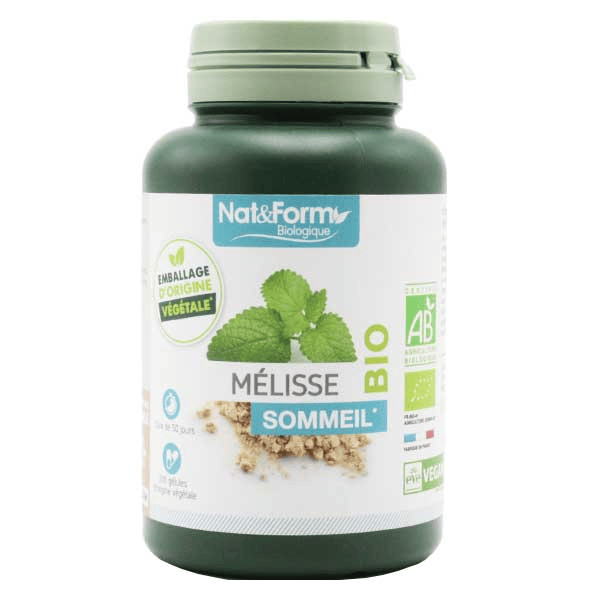 Bio Mélisse 200 gélules végétales