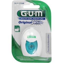 Gum® Original white fil dentaire ciré fluoré