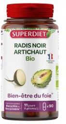Radis Noir - Artichaut Bio - 90 Gélules - Pot 90 gélules