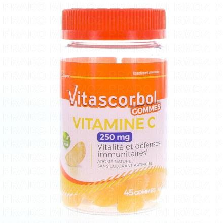 Vitamine C 250mg x45 gommes
