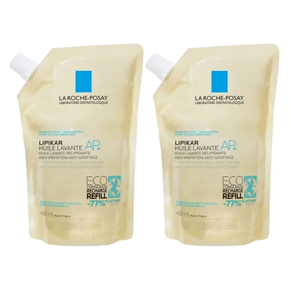 Lipikar Huile Lavante AP+ Anti-Irritation Éco Recharge Lot 2 x 400ml