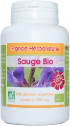 200 gélules SAUGE BIO AB dosées à 200 mg.