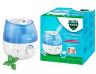 Mini Humidificateur à Ultrasons VUL525E4 - Boîte 1 humidificateur + 2 VapoPads