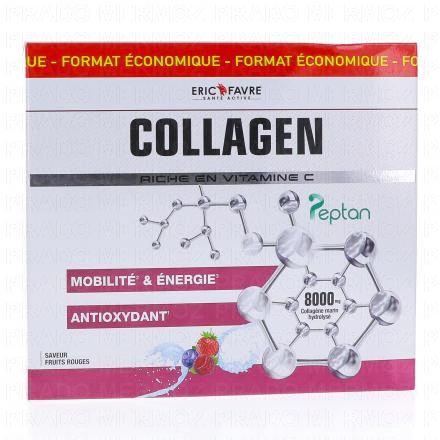 ERIC FRAVE Collagen Saveur fruits rouges 20 sticks