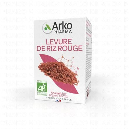 Arkogelules - Levure de Riz Rouge bio 60 gélules