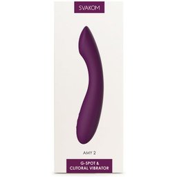 Amy 2 G-Spot & Clitoral Vibrator Violet 1ut