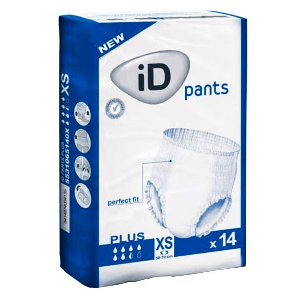 Pants Incontinence Sous Vêtement Absorbant Plus Taille XS 14 protections