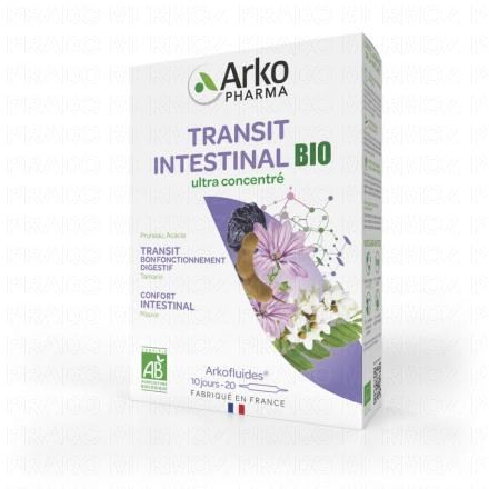 Arkofluides Transit Intestinal 20 ampoules de 15ml