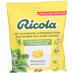 Ricola bonbons citron mélisse sans sucre